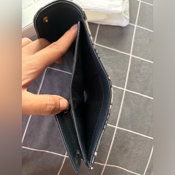 *FULL SIZE WALLET, NOT CARDHOLDER* Dior saddle oblique print, never used - Picture 7 of 8